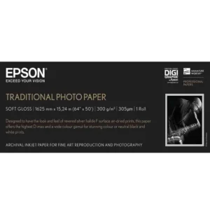 C13S045107 Epson Traditional 64” Photo Paper