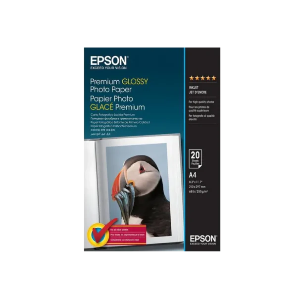C13S041287 Epson Premium Glossy Photo Paper A4