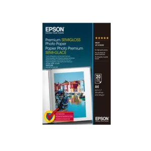 C13S041332 Epson Premium Semigloss Photo Paper, DIN A4