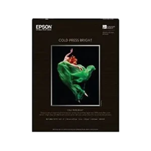 S042307 Epson Cold Press Bright Paper 8.5″x11″