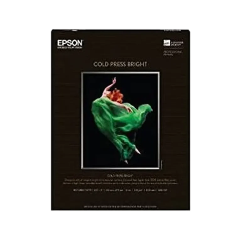 S042310 Epson Cold Press Bright Paper 13″x19″